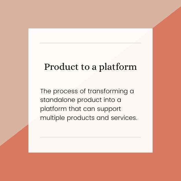 🤩 Happy Partner Terms Friday!

This week's term: Product to a platform.

Learn more from our most popular blog post: hubs.la/Q01YqvLM0
#product #integrations #ecosystem