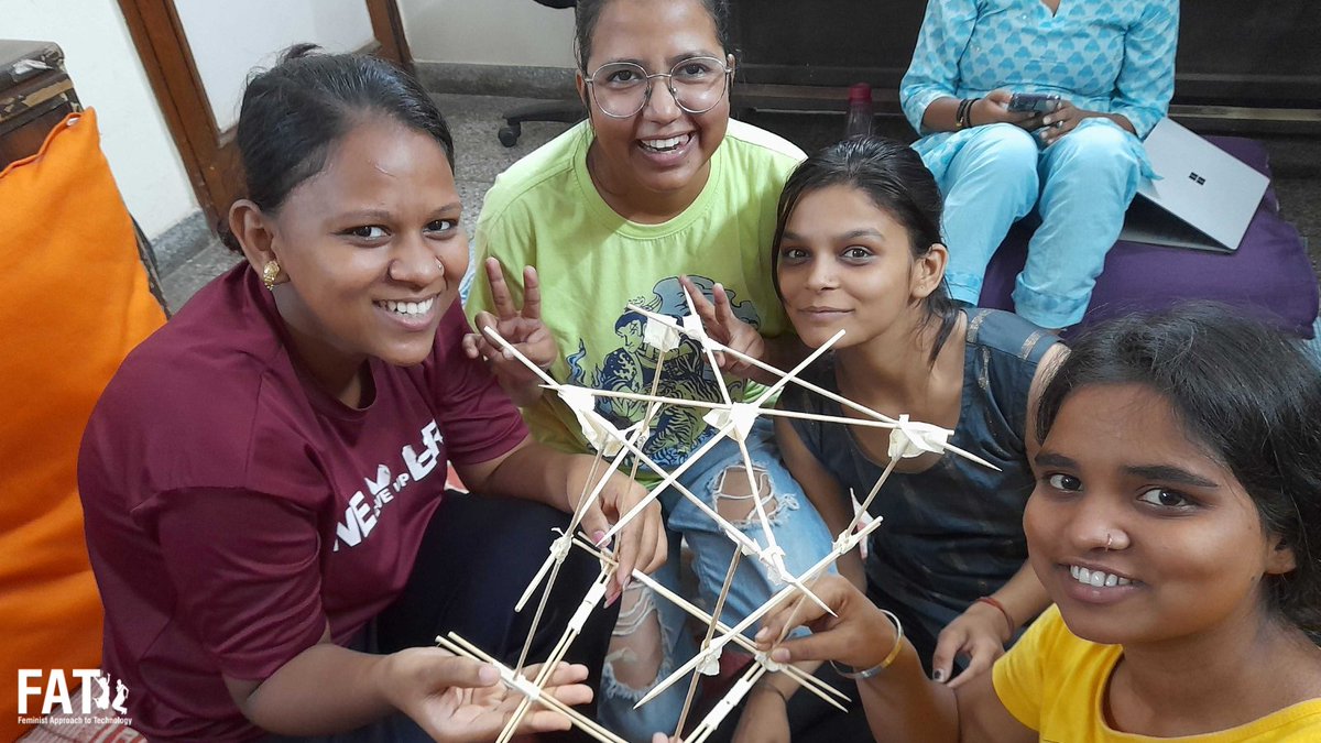 The basics of engineering! Glimpses from our workshops in Delhi. These young women will take their learnings back to their Community Tech Centres and introduce girls and young women to the exciting world of STEM!