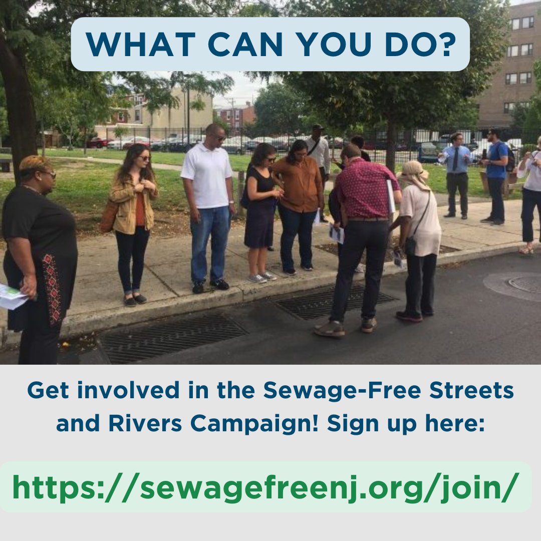 With increased precipitation impacting CSO communities, now is the time to join our campaign to keep sewage and dirty wastewater out of streets, rivers, and basements in NJ. Stay informed on the latest combined sewer overflow developments. Sign up! sewagefreenj.org/join/