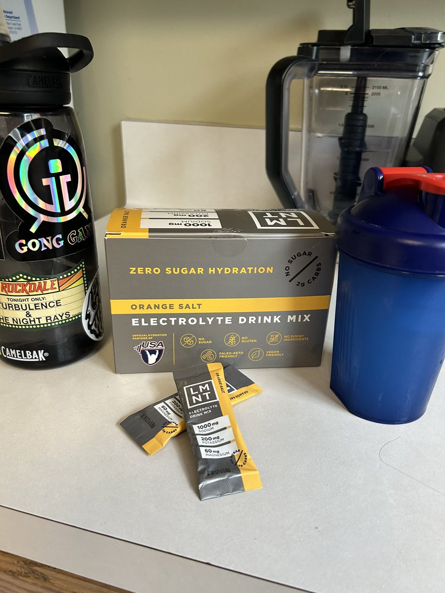 tlmcvay's tweet image. Recovery game changer. 
@drinkLMNT 
#MoreSaltNotLess 
#F45Training