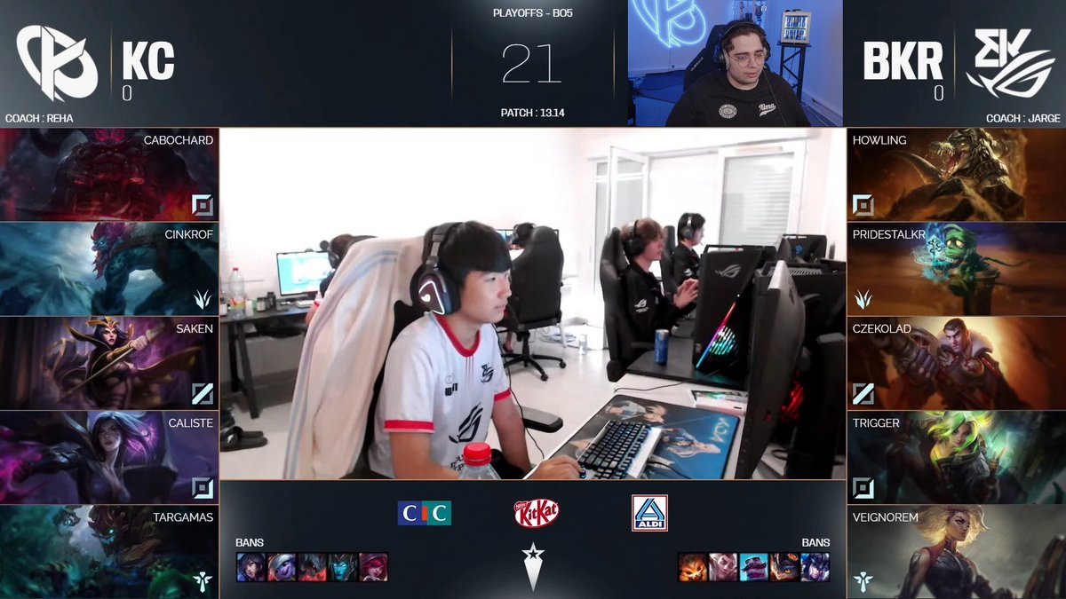 KarmineCorp's tweet image. Des flex pick t'as peur l'équipe en face est complètement CHOKBAR 🤯

Maokai supp pour @Targamas, la game peut commencer : twitch.tv/kamet0 #KCORP