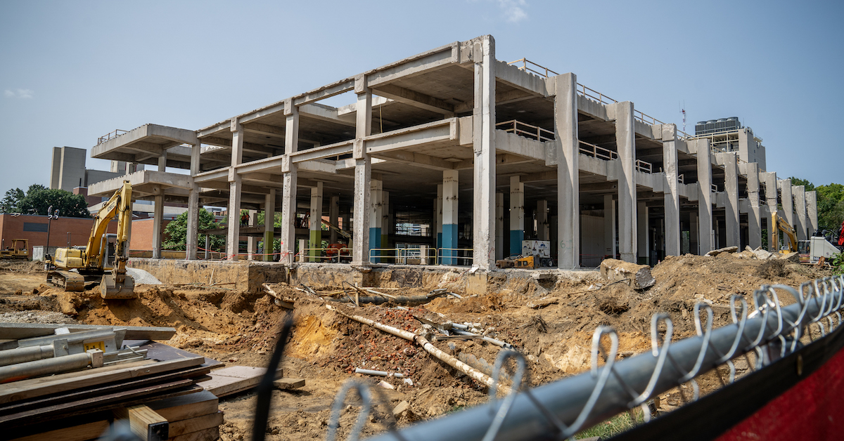 TempleCPH's tweet photo. We stopped by the Paley Hall construction project earlier this week to check out the progress on our new home—and digging has begun! #PaleyProgressPic https://t.co/DEP6rkgkXz