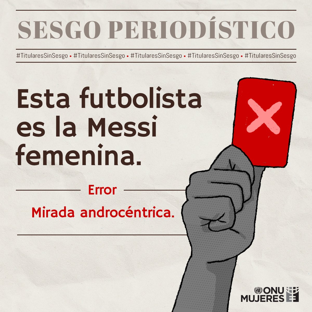 📰 El periodismo deportivo tiene un rol central a la hora de generar las condiciones simbólicas para el desarrollo del deportive de forma inclusiva, igualitaria y libre de violencias. #TitularesSinSesgo 
ℹ️Guía para periodismo deportivo:  lac.unwomen.org/es/digiteca/pu…
#MujeresEnDeporte