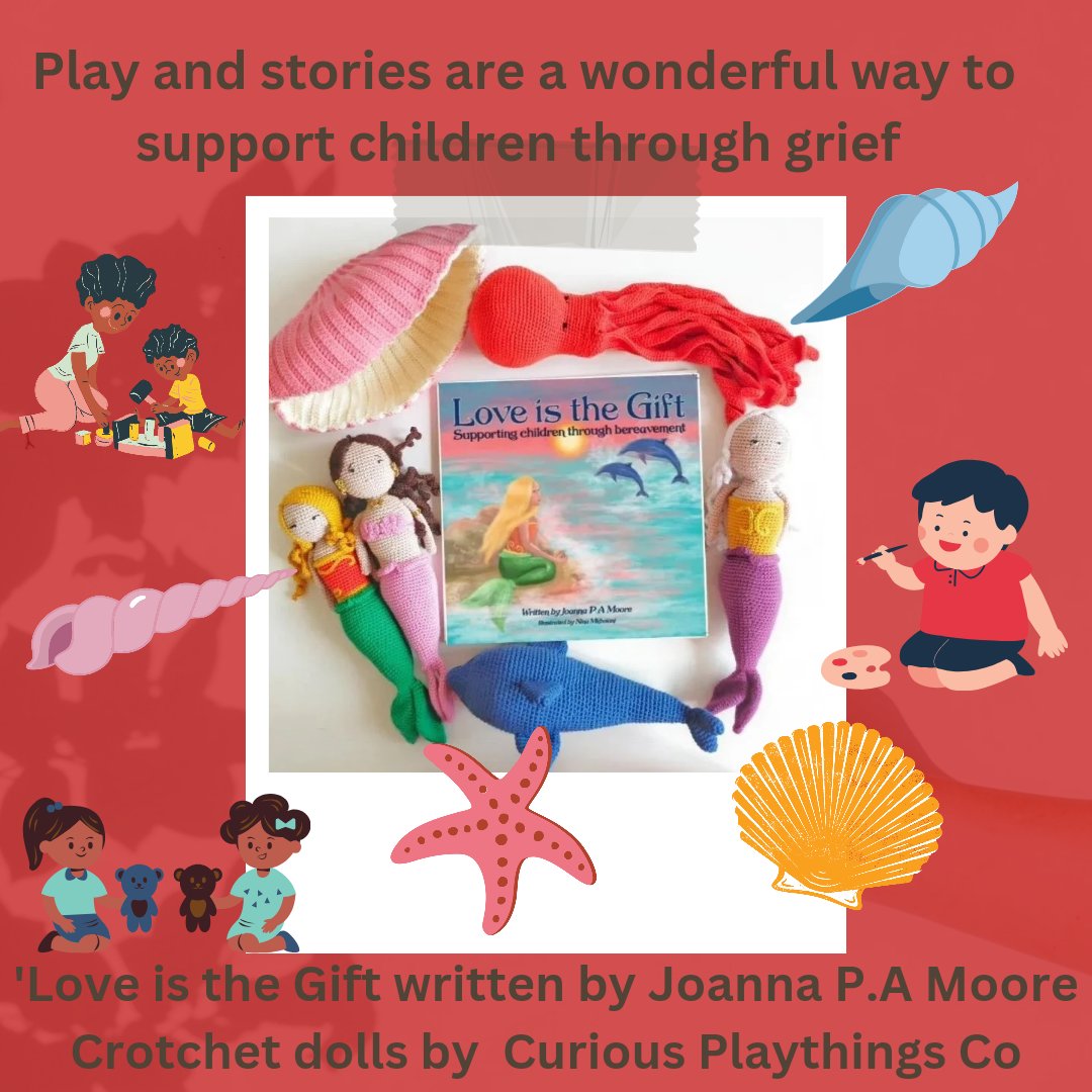 JoannaPAMOORE1's tweet photo. #ChildrenLearn and grow so much through play, but they can also #ExpressFeelings and process #grief through play. Sometimes, children can struggle to articulate what they want to say and play can help to #ExpressFeelings 
.
.
.
.
.
#therapeuticplay #sensoryplay #childrenbooks https://t.co/pvoUM8rjWz