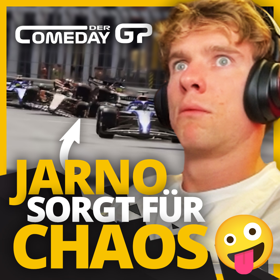 thecomeday's tweet photo. JARNO OPMEER sorgt für CHAOS beim COMEDAY GP 11🤪😂
Beim CGP 11 kam es zu einemlustigen Moment: @marcelkiefer_ hat in Monaco spontan @jarno_opmeer in sein Rig gelassen, um das Rennen zu fahren. Und was dabei passiert ist, seht ihr hier: https://t.co/5hcOcNjwXN https://t.co/rrirGyOD3b