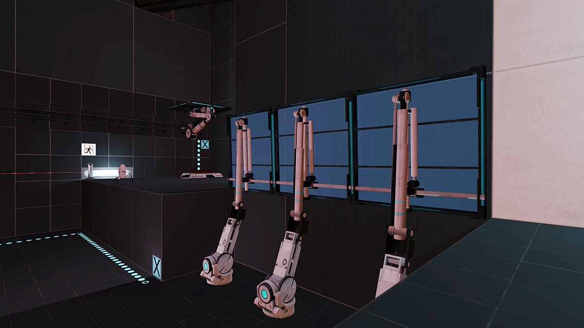 Jessi55xc's tweet photo. World: Portal 2 Test Chamber （Aperture Science）
Author: Taibe @TaibeVR 

#VRC #VRChat_world紹介 #VRChatPhotography #VirtualPhotography #VRChatワールド紹介 #vrchatworld #VRchatはじめました #VRChat https://t.co/sKx03gvAcv