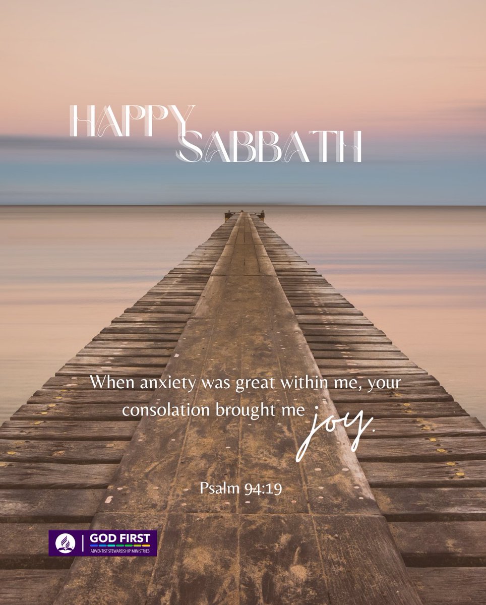 Dynamicstewards's tweet photo. #HappySabbath #DynamicStewards,
This Sabbath, let us remember this promise from Psalm 94:19, “When anxiety was great within me, your consolation brought me joy.”
May the Joy of the Lord comfort your hearts!
Blessings!
#GodFirst
#Rest #God #Sabbath
#StewardshipMinistries https://t.co/wx7bDNBiMc