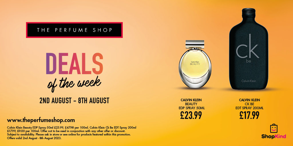 This weeks exclusive deals available for all customers. Visit us in store today. #lpa2023 #theperfumeshop #tpssc