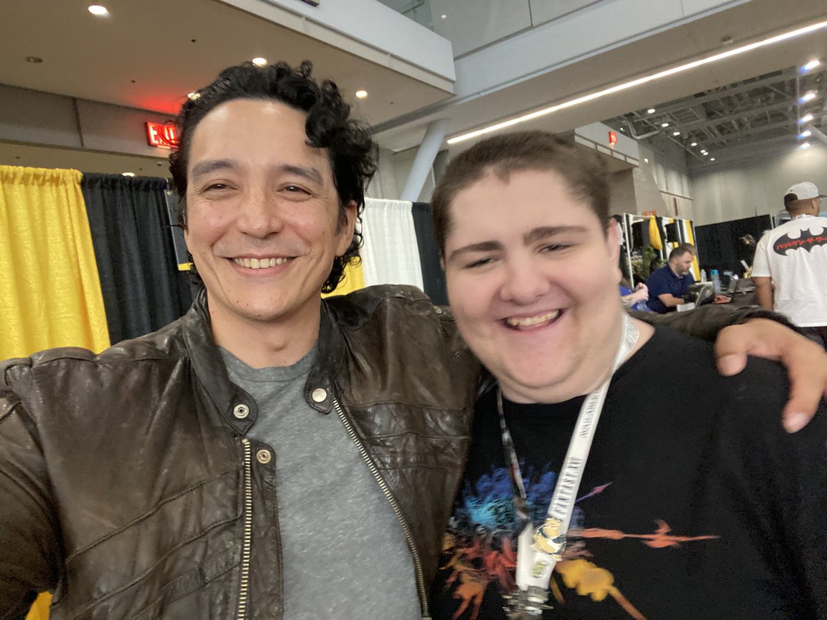 Insecdroid's tweet photo. Gabriel Luna is AMAZING!  When he arrived, he personally greeted all of us in line.

Love this man! https://t.co/r0UuhomYXy