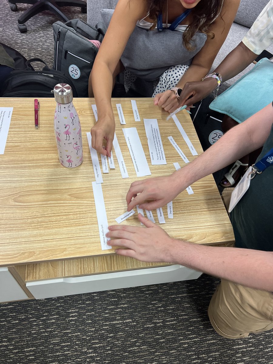 BellDonita's tweet image. ‘Leading with inquiry‘ is so important for me as I step into a new role as #pypcoordinator  @northbridgecam - a new cohort of teacher learners . I have to ‘walk the walk‘ as much as ‘talk the talk’. great first week in #leadership - word sort of #pyp important elements.