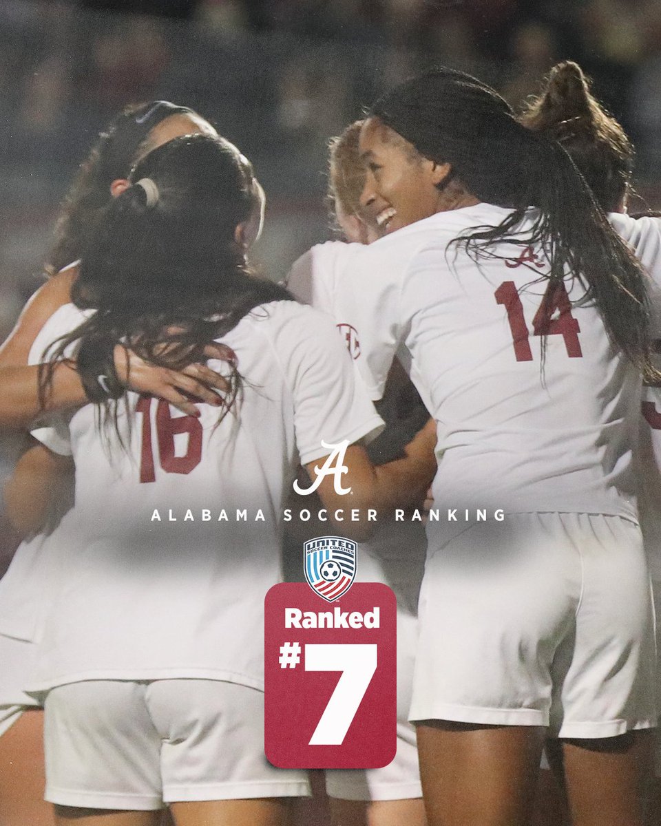 AlabamaSoccer's tweet photo. Opening the season at No. 7 💪🔥

#RollTide https://t.co/KOmuGnzPLB