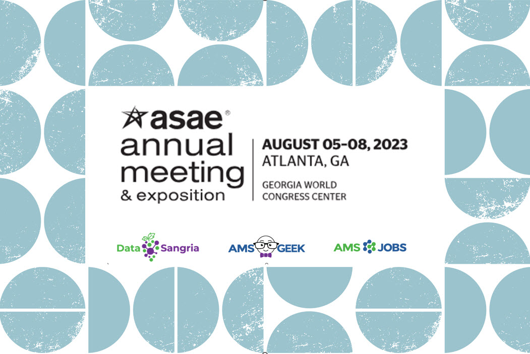 AMSJobsInc's tweet photo. Stop by booth #642 to see some of the team! #asae2023 is just getting started and we are ready to party📷 https://t.co/pjJnf3LuDg