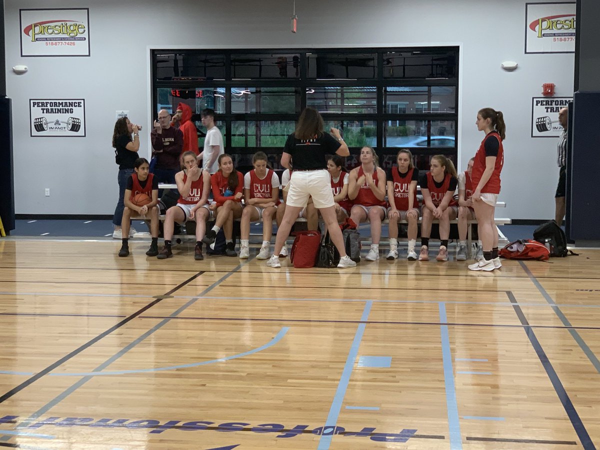 ⁦<a href="/cvuredhawks/">CVU RedHawks</a>⁩ getting ready for game 1