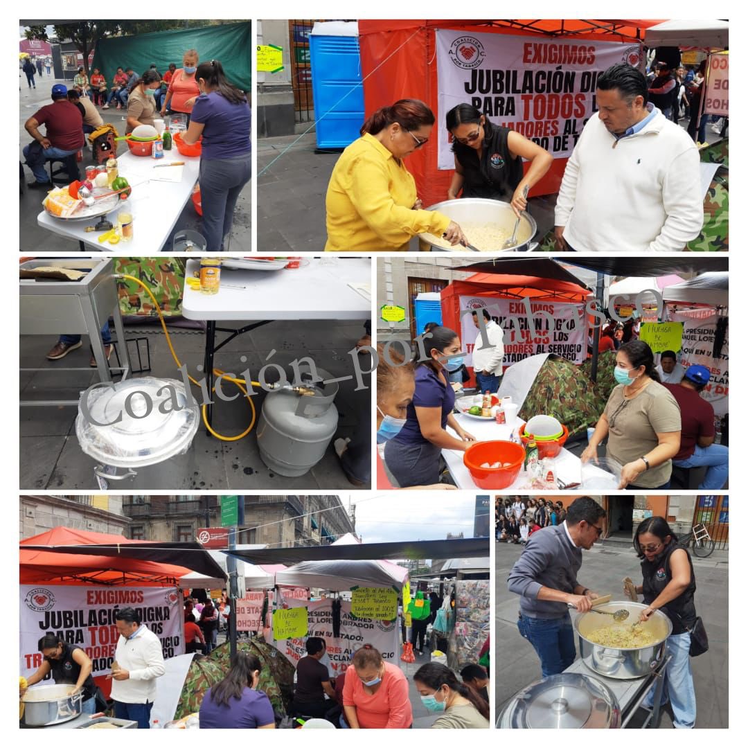 Agradecemos a todos los que nos han brindado sus aportaciones para que se mantenga el campamento y por ende nuestro movimiento. Seguimos en pie de lucha por una #JUBILACIONDIGNA <a href="/CiroGomezL/">Ciro Gómez Leyva</a>
