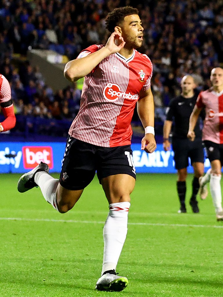 Scoring in red and white in Sheffield 🤝 <a href="/CheAdams_/">Ché Adams</a>