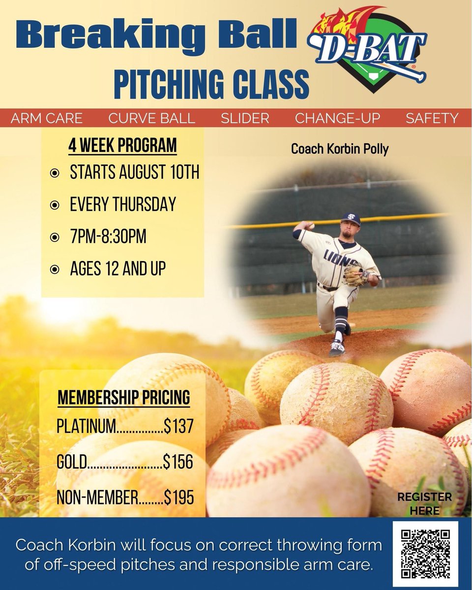 Our Quick Hands and Breaking Ball class begin next week.  Limited spots available!  

Quick Hands:  app.dbathub.com/customers/141-…

Breaking Ball:  app.dbathub.com/customers/141-…