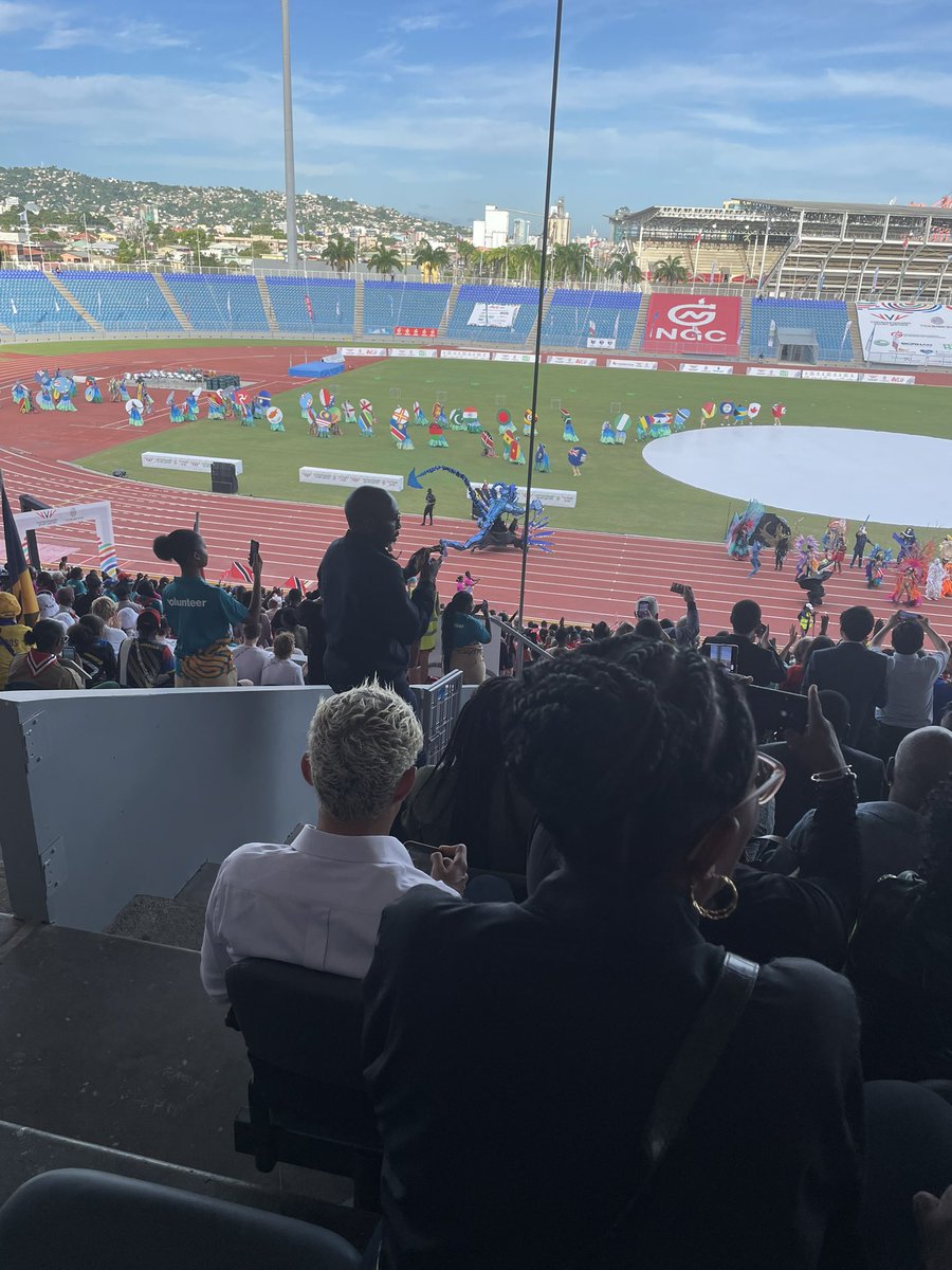 RogerSant2's tweet photo. Commonwealth Youth Games opening #trinidadandtobago https://t.co/I6wImqqwye