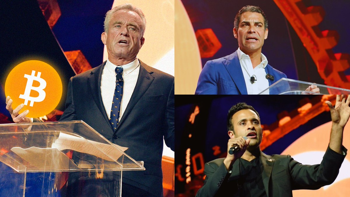 BitcoinMagazine's tweet image. There are now three 🇺🇸 US presidential candidates accepting #Bitcoin for campaign donations. 

Eventually, all presidential candidates will embrace Bitcoin 💥🚀