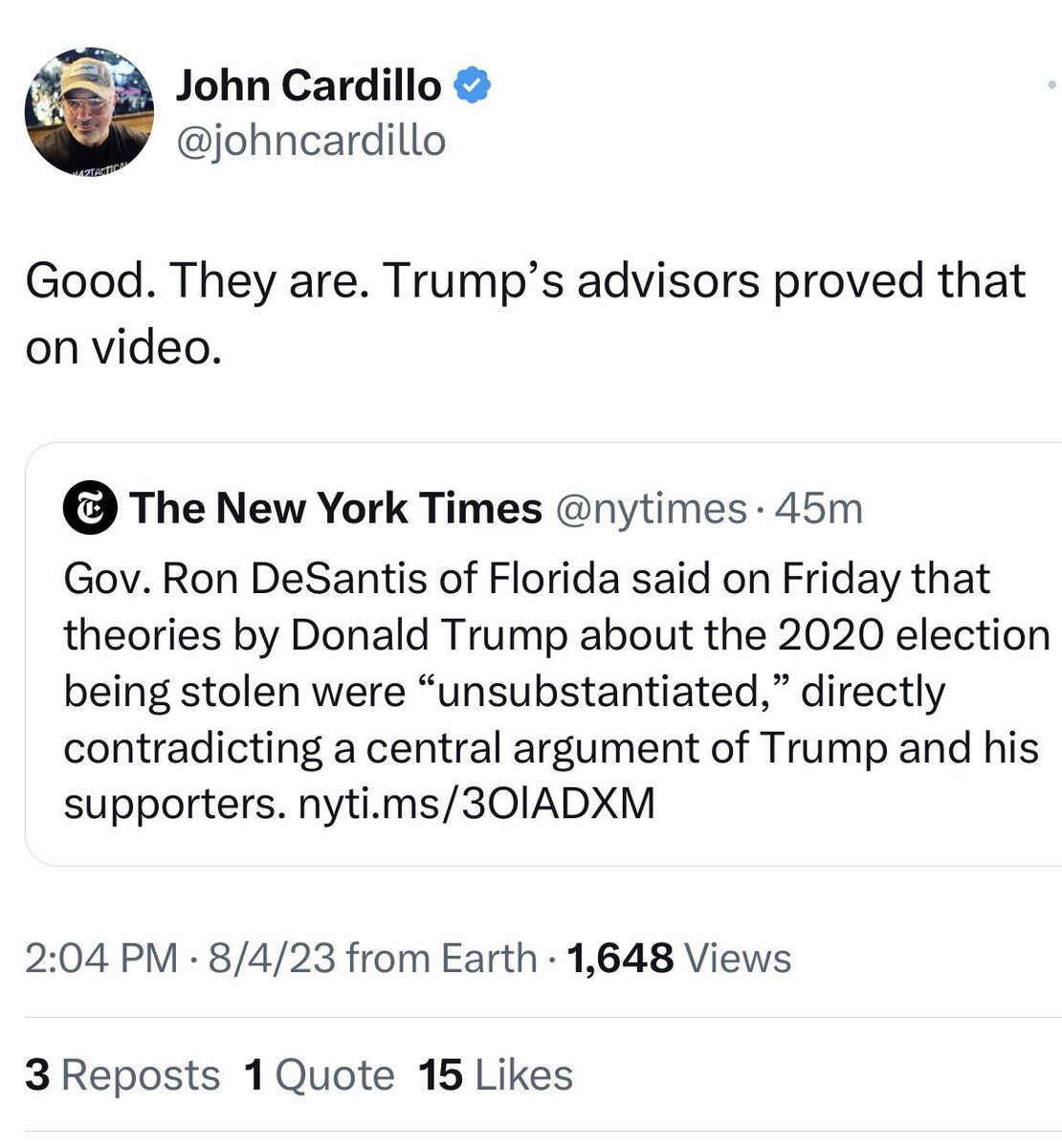 livelifekaye's tweet photo. @RonDeSantis should definitely keep getting advice from his influencers.

😂😂😂😂😂😂😂😂 https://t.co/DF2aN7fnq5