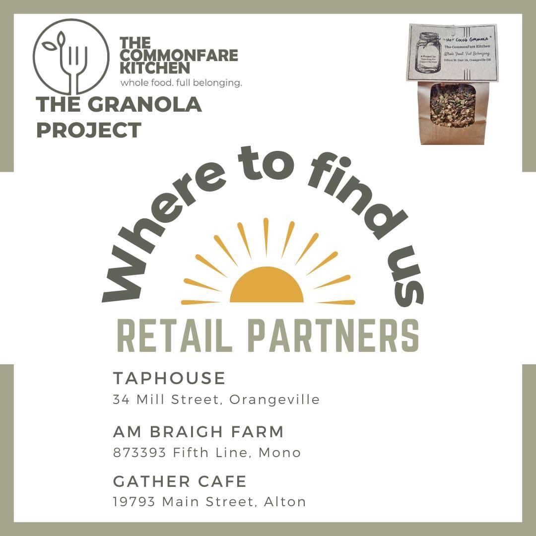 CommonfareOV's tweet photo. If you are out and about this weekend you purchase our Granola at the following local locations:
Taphouse Craft Beer + Kitchen
Am Braigh Farm
Gather Cafe

Thank you to all of our amazing retail partners for your ongoing support of The Granola Project. https://t.co/zqFpc1TY8E