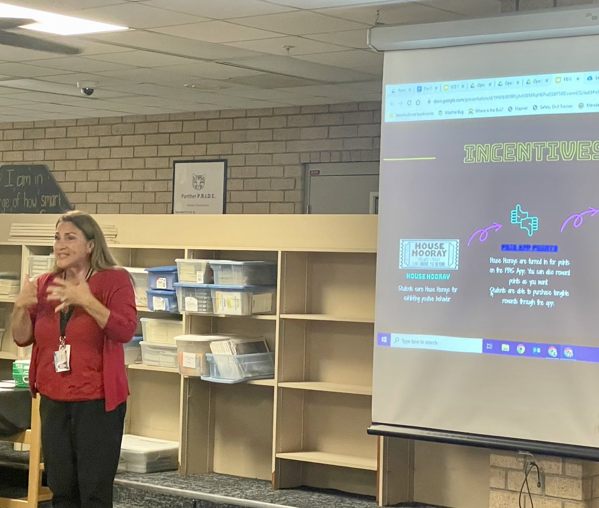 SpringCreekES's tweet photo. Today we are talking all things: PBIS, School Goals and Data! โ
๐ฏ
Keep a look out for our Panther Prime Delivery of PBIS purchases! ๐ #pantherPRIME #PrimeDelivery https://t.co/zSCruN5iXY