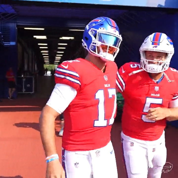 bills red and blue scrimmage