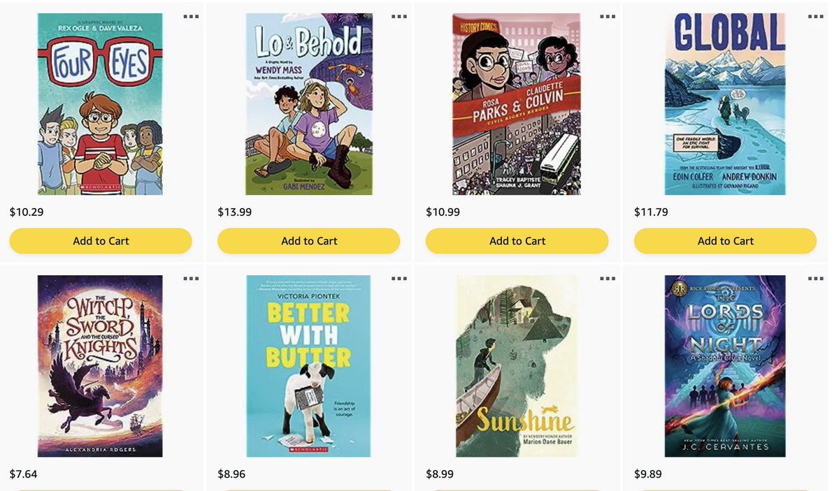 It's #Friday! If anyone wants to spend some time helping teachers, feel free to click and help #clearthelist of a book or two! These 8 are currently at the top of my list, but I would love any book on my list! 📚💙📚 amazon.com/hz/wishlist/ls…