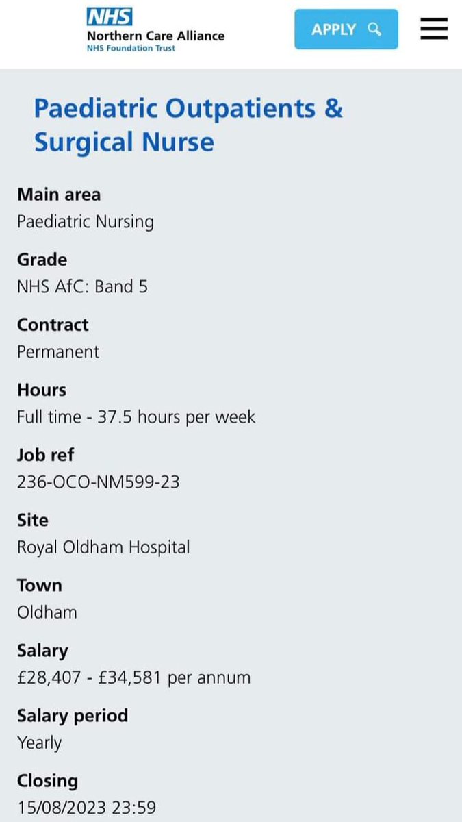 Paeds nurses, did you give us a follow? Amazing opportunity #2 is 👉 Paed Surgical/Outpatients nurse! Imagine following your pt through pre-op assessment and then being there on the day to support their experience! Amazing team with incredible feedback, have a look on #NHSJobs