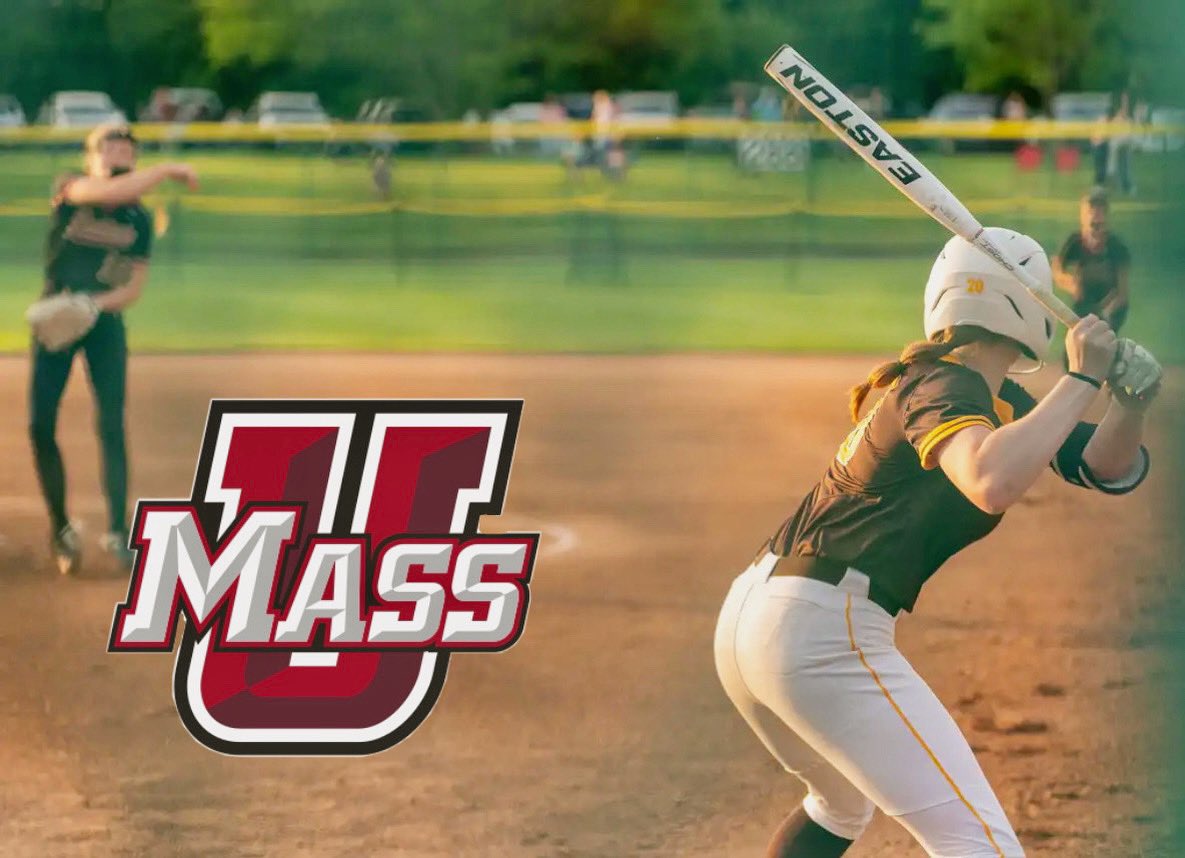 EllaStevinson's tweet photo. So excited to announce my commitment to further my academic and athletic career at UMass Amherst! Thank you to my family, friends, teammates and coaches who have helped and supported me along the way! Cant wait to be a minutewoman! #flagship🚩 @NJPrideGold @UMassSoftball https://t.co/6uISW49eWe