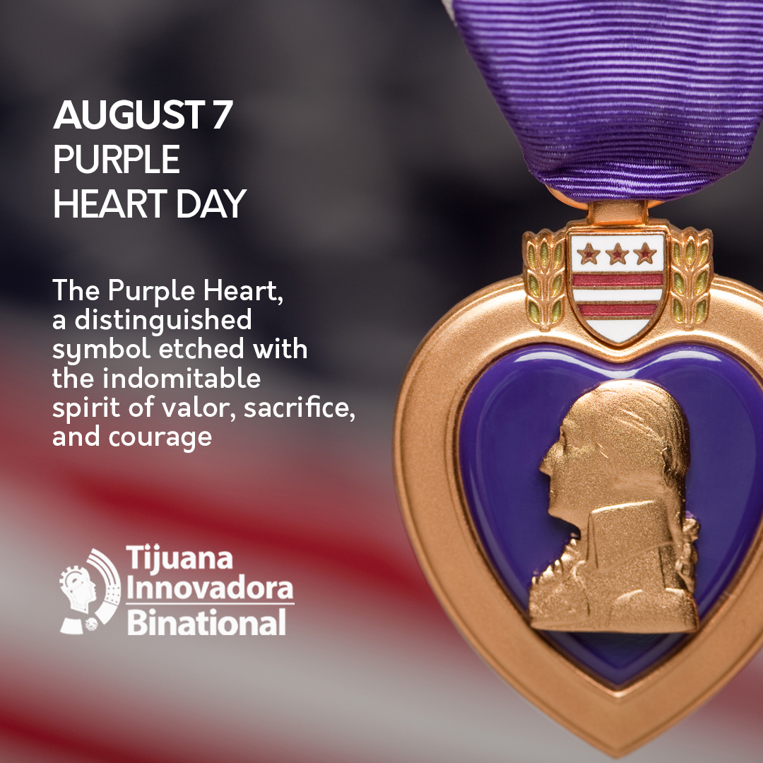 Today is a holiday to give back. Today America remembers and honors the men and women who bravely represented their country and were wounded or killed whilst serving #PurpleHeartDay #PurpleHearts 🫡💜🎖️

#TijuanaInnovadora #Binational @PurpleHeartSD  @MOPHSF @MOPH_HQ