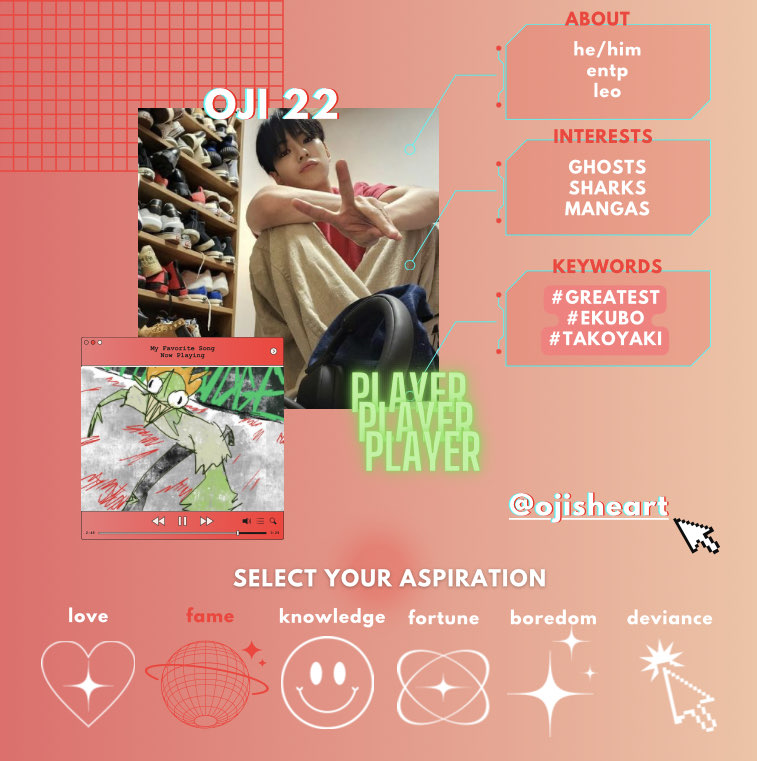 nugubuzz's tweet photo. (어서 오세요) .... #PLAYER 

           ⠀OJI as
      ⠀⠀▸  jaehyuk (treasure)
      ⠀⠀@ojisheart ✭ he/him https://t.co/DA6eJYQKww
