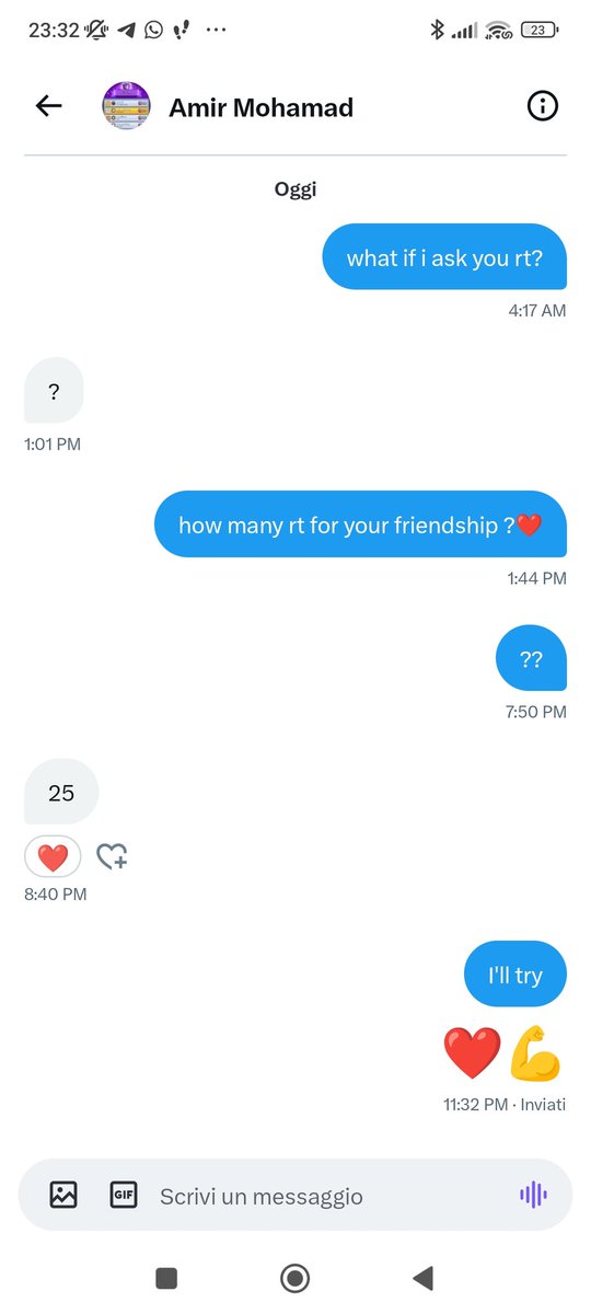 25 rt for the friendship of <a href="/Amirmohamad_cr/">Amir Mohamad</a> 💪