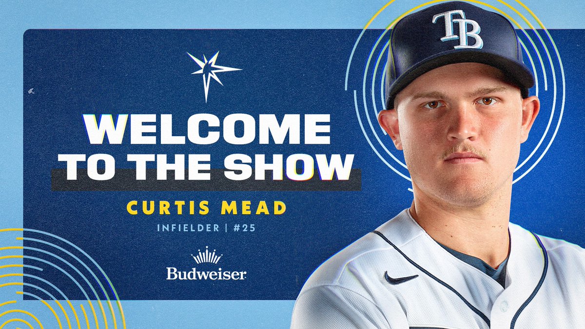 raysbeisbol's tweet photo. ¡Bienvenido al show, Curtis Mead! https://t.co/698VgBfure