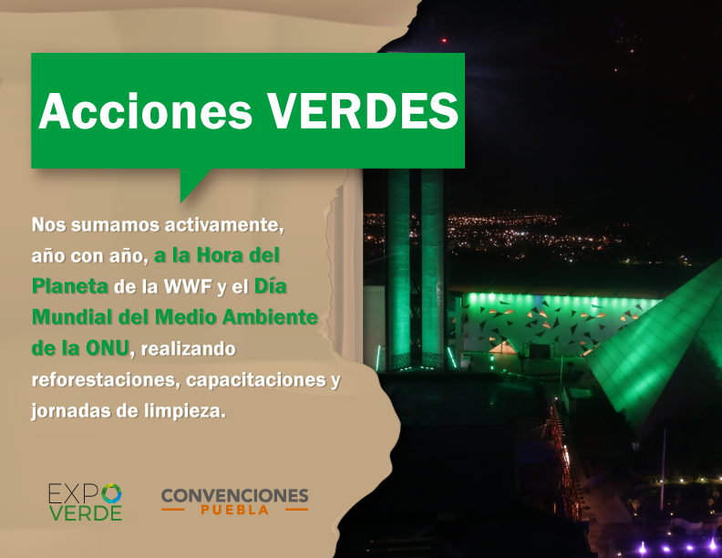 ConvencionesPue's tweet photo. Preocupados por el medio ambiente creamos #ExpoVerde 💚 para generar una cultura de sustentabilidad entre colaboradores, proveedores, clientes y visitantes.
Conoce más de nuestras acciones verdes ♻️
#ConvencionesPuebla #AhorraTeTocaATi https://t.co/YEpu7YniWS