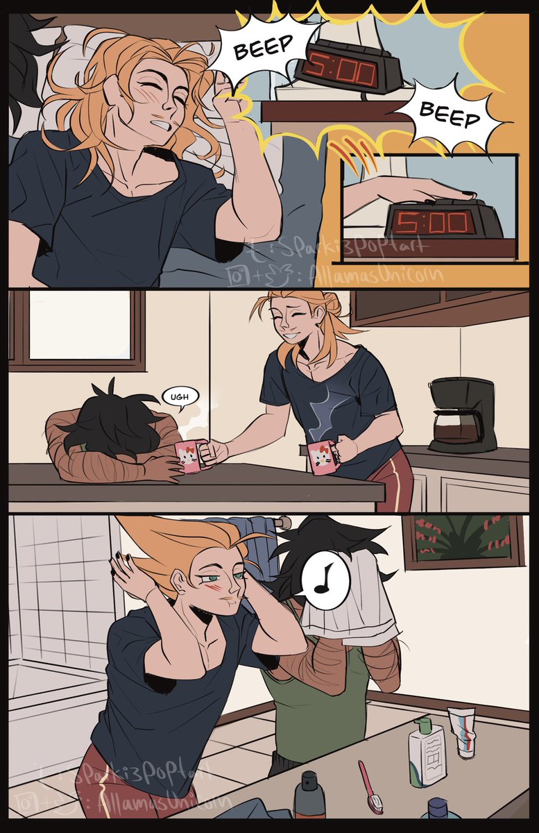 AllamasUnicorn's tweet photo. It started to become there morning ritual

#erasermic https://t.co/GmE8yi3BXk