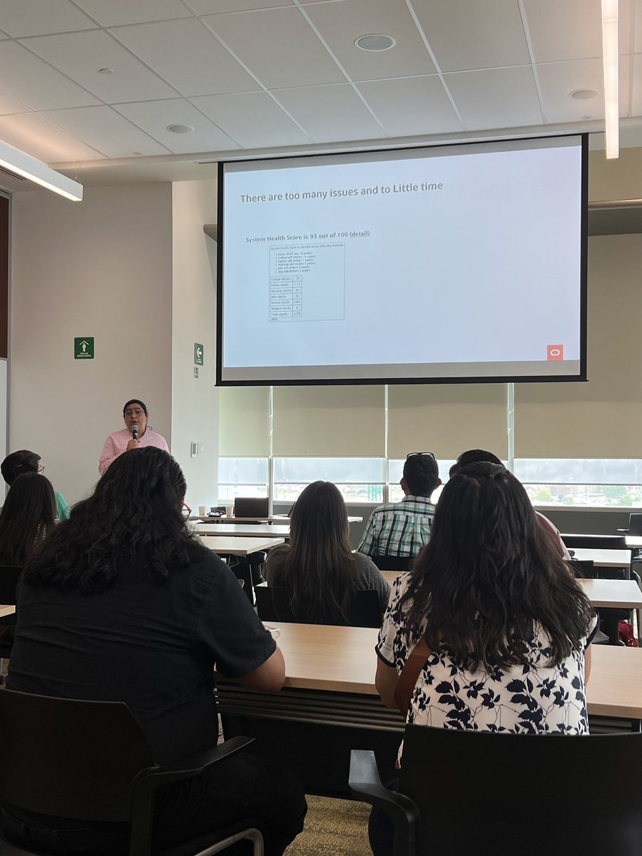 sandeshr's tweet photo. #OracleAHF compliance using exachk or orachk   #Guadalajara #LatamTour2023 #Mexico @laouc @ramirogz @oramexico @OracleDatabase https://t.co/0I2hbBn0ms