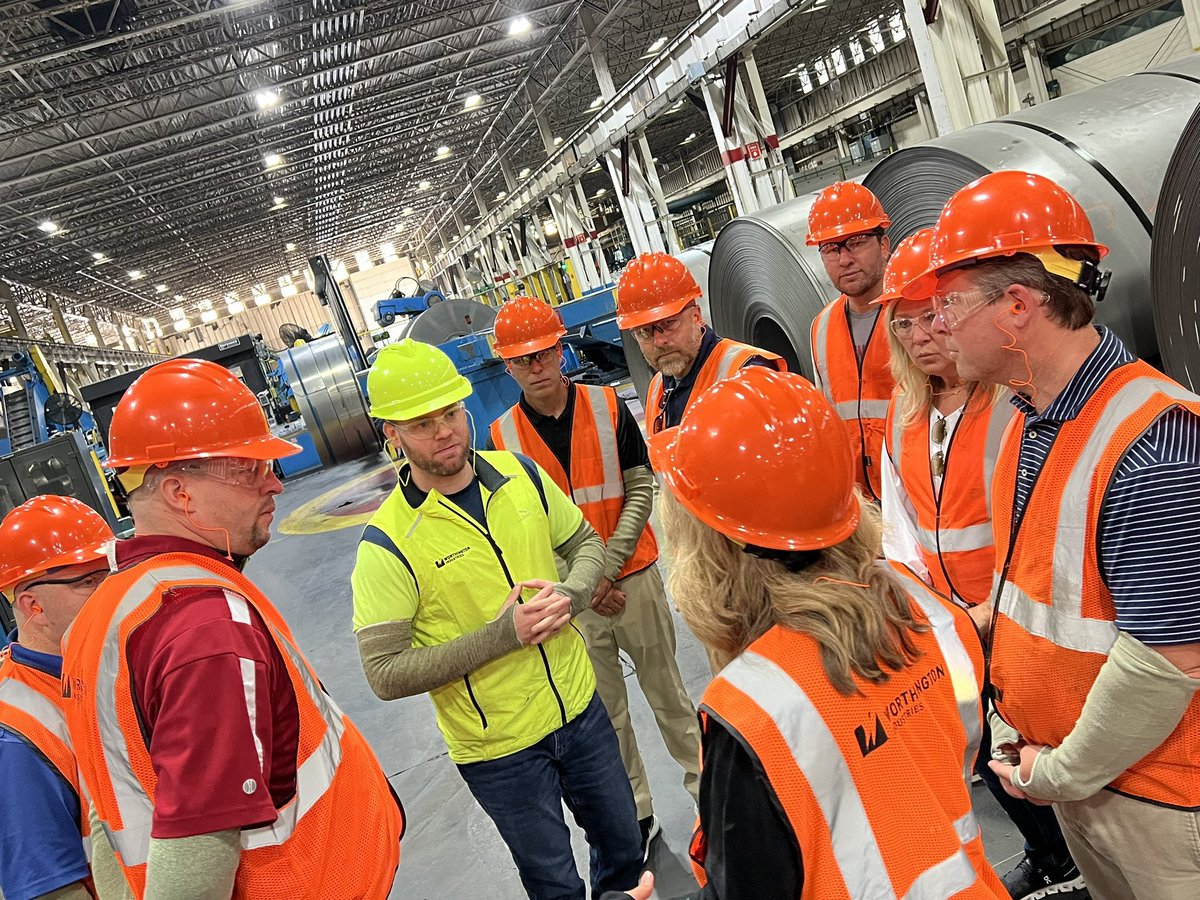 Thanks to <a href="/WorthingtonInds/">Worthington Inds</a> for a great day learning about advanced manufacturing with our <a href="/wcsdistrict/">Worthington Schools</a> leadership team! #ItsWorthIt