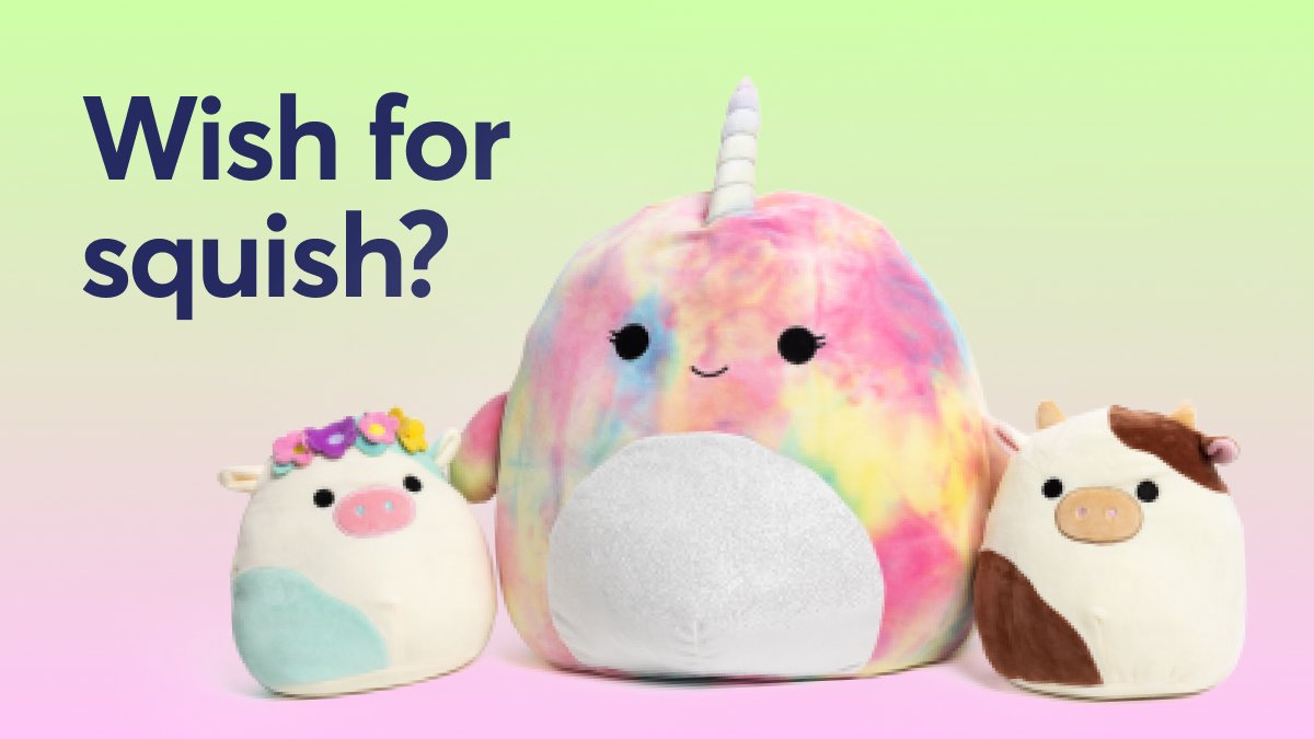 Which squish do you wish for? Shop them here: bit.ly/3DhFUun