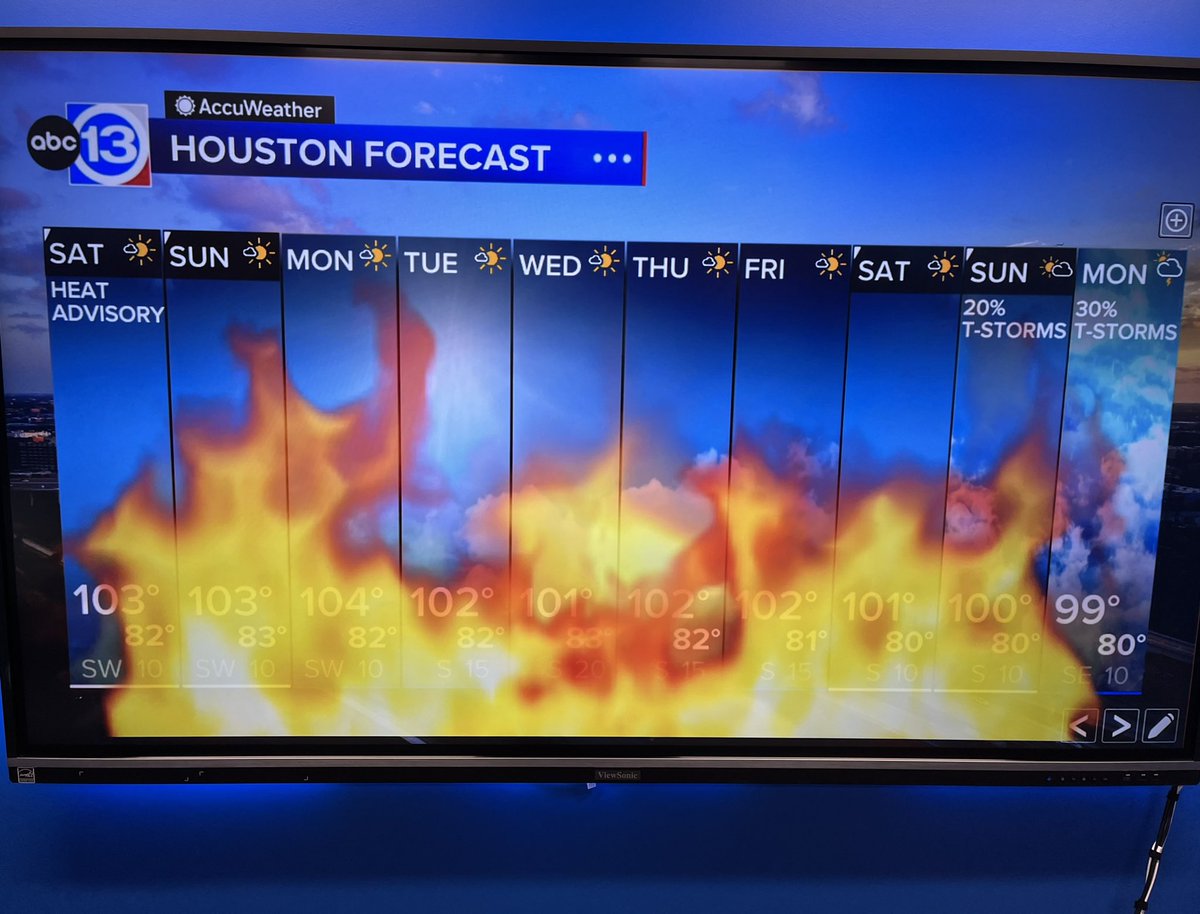 TravisABC13's tweet photo. There. I fixed the 10 day forecast. https://t.co/bpPqeXF9dn