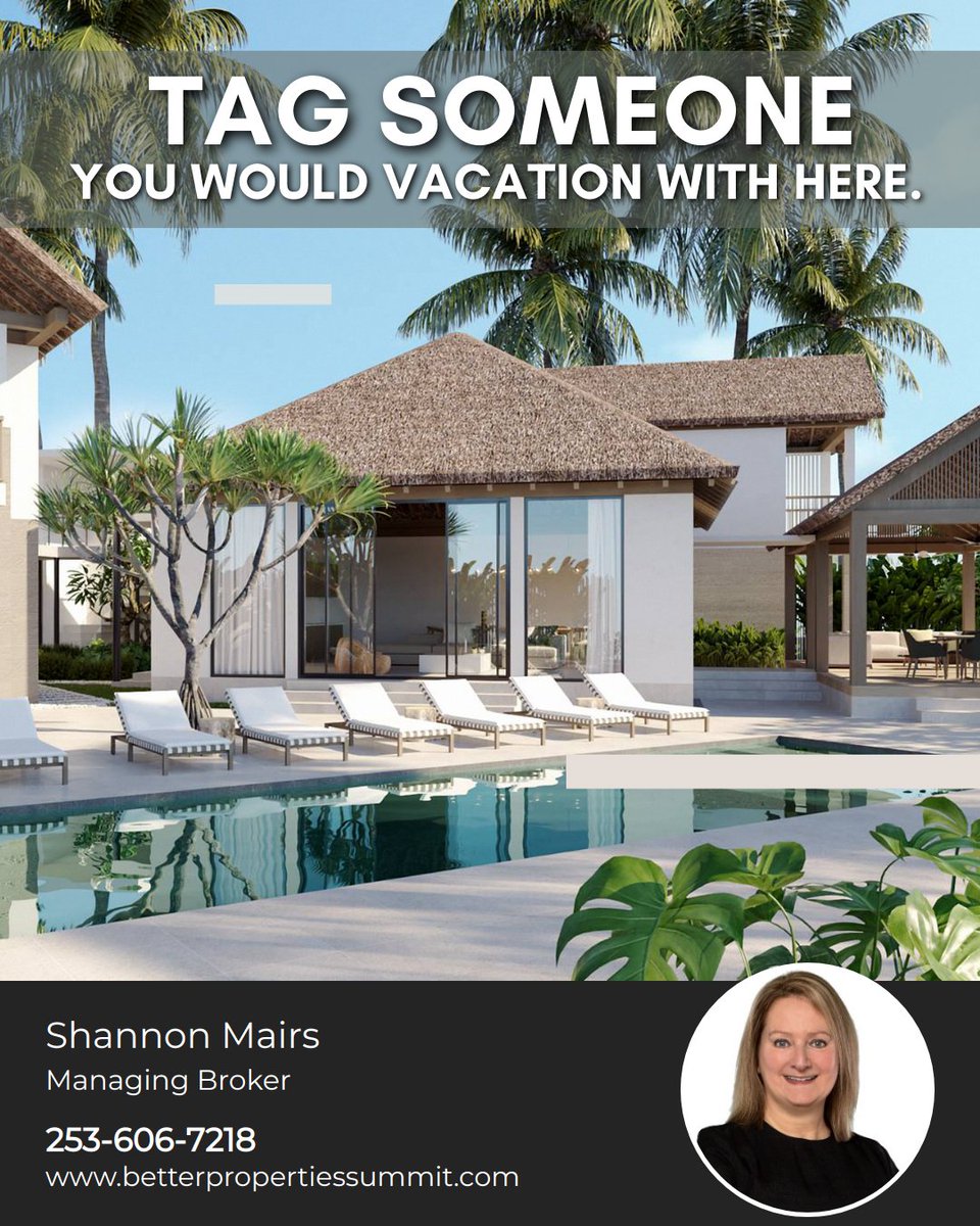shannonmairs's tweet photo. Who's your ideal poolside companion for soaking up the sun and making waves of unforgettable memories?
Tag them and start dreaming of your next getaway together.
#getaways #vacationhomes #vacationdestination #pooldays #dreambig #summerfun #makingmemories #perfectcompanions https://t.co/4oWo8ReNVi