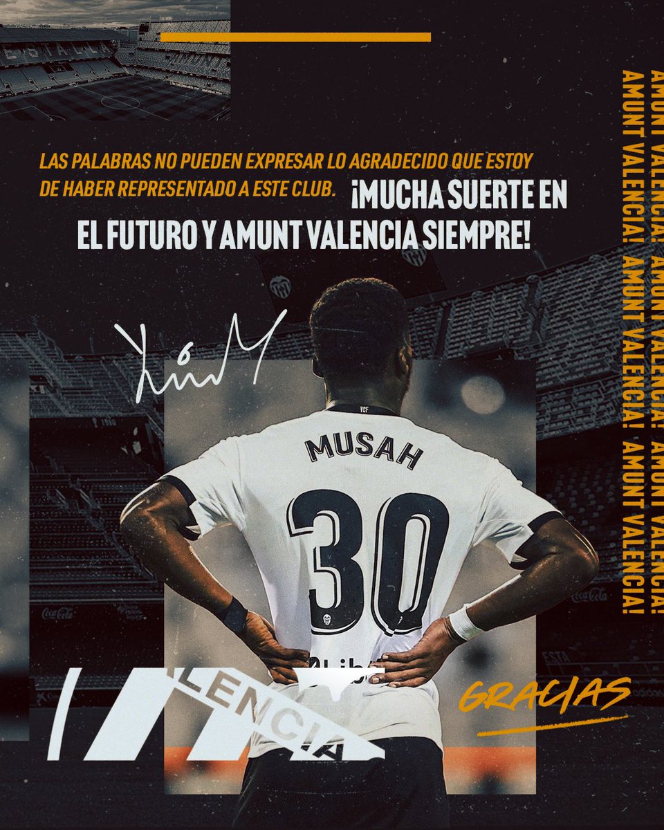 Muchas gracias <a href="/valenciacf/">Valencia CF</a>  amunt valencia siempre 🦇