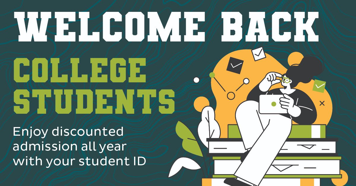 Calling all College Students! Head to the River Museum and explore our 14-acre campus! Admission is only $11.95 when you show your student ID at the box office! Grab your friends &amp;family and learn about the history and wildlife of the Mississippi River!
