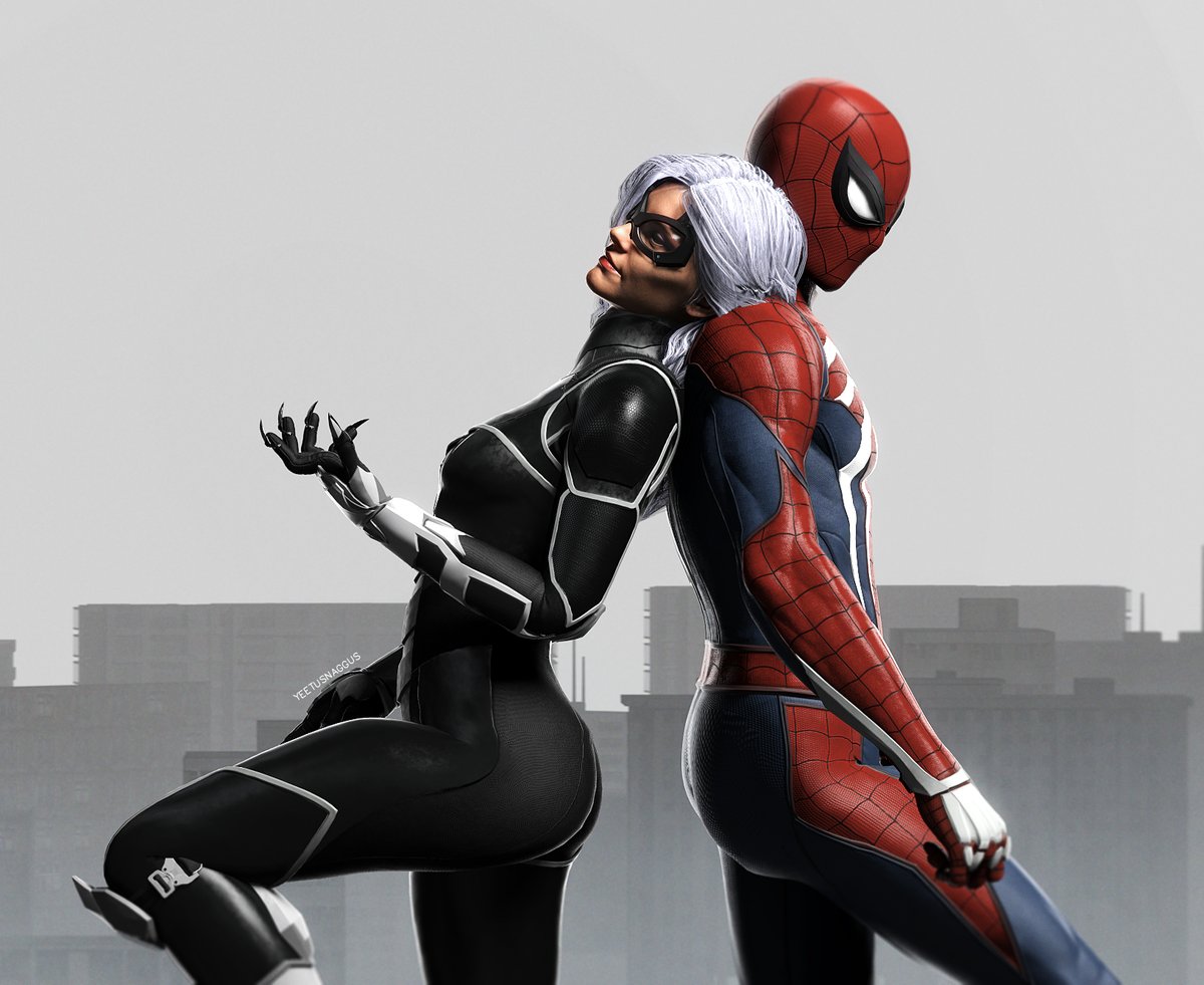 silverxsable's tweet photo. Partners in Danger, Black Cat and Spider-Man. https://t.co/OaUOjTbwDo