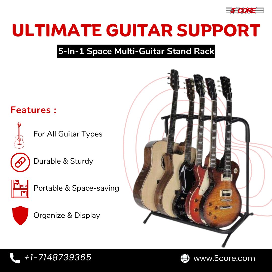 Meet the ultimate space-saving solution for guitar enthusiasts – the 5-in-1 guitar stand! Show off your collection in style.
.
#guitarstands
#5coreua
#onstage
#guitar
#ukulele
#GuitarGear
#GuitarAccessories
#MusicianLife
#GuitaristsofInstagram
#GearTalk
#GuitarCollection