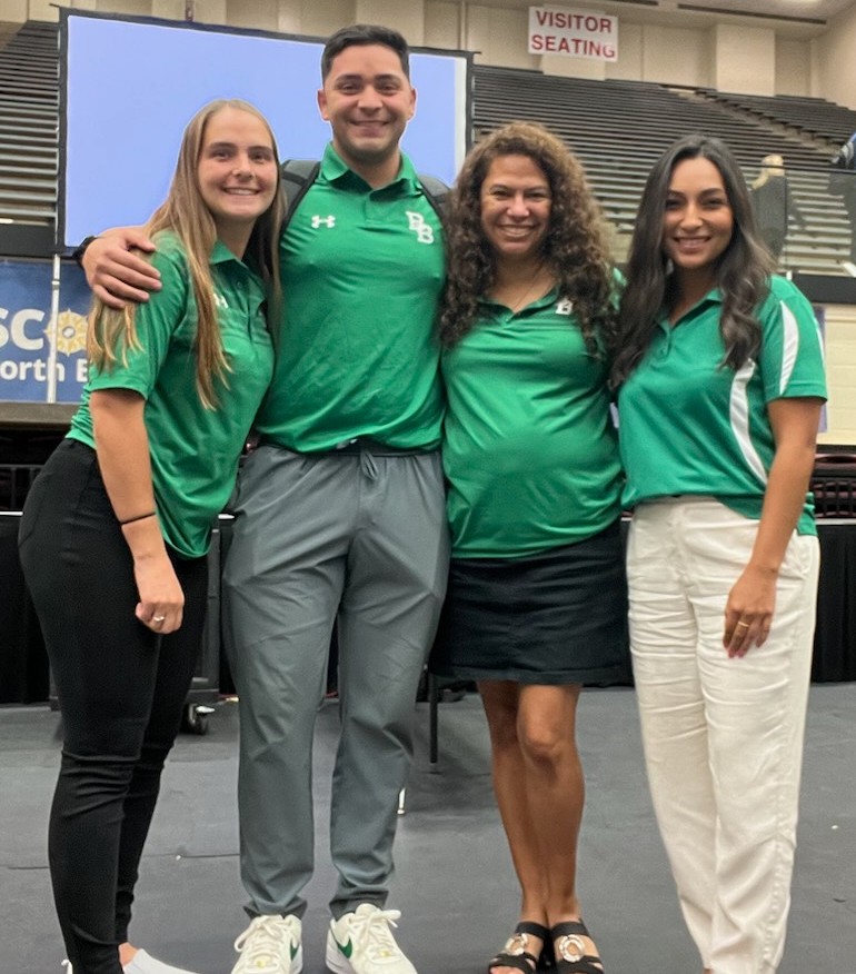 Bradley MS Volleyball 🏐 coaches are pumped and ready to coach your kids!