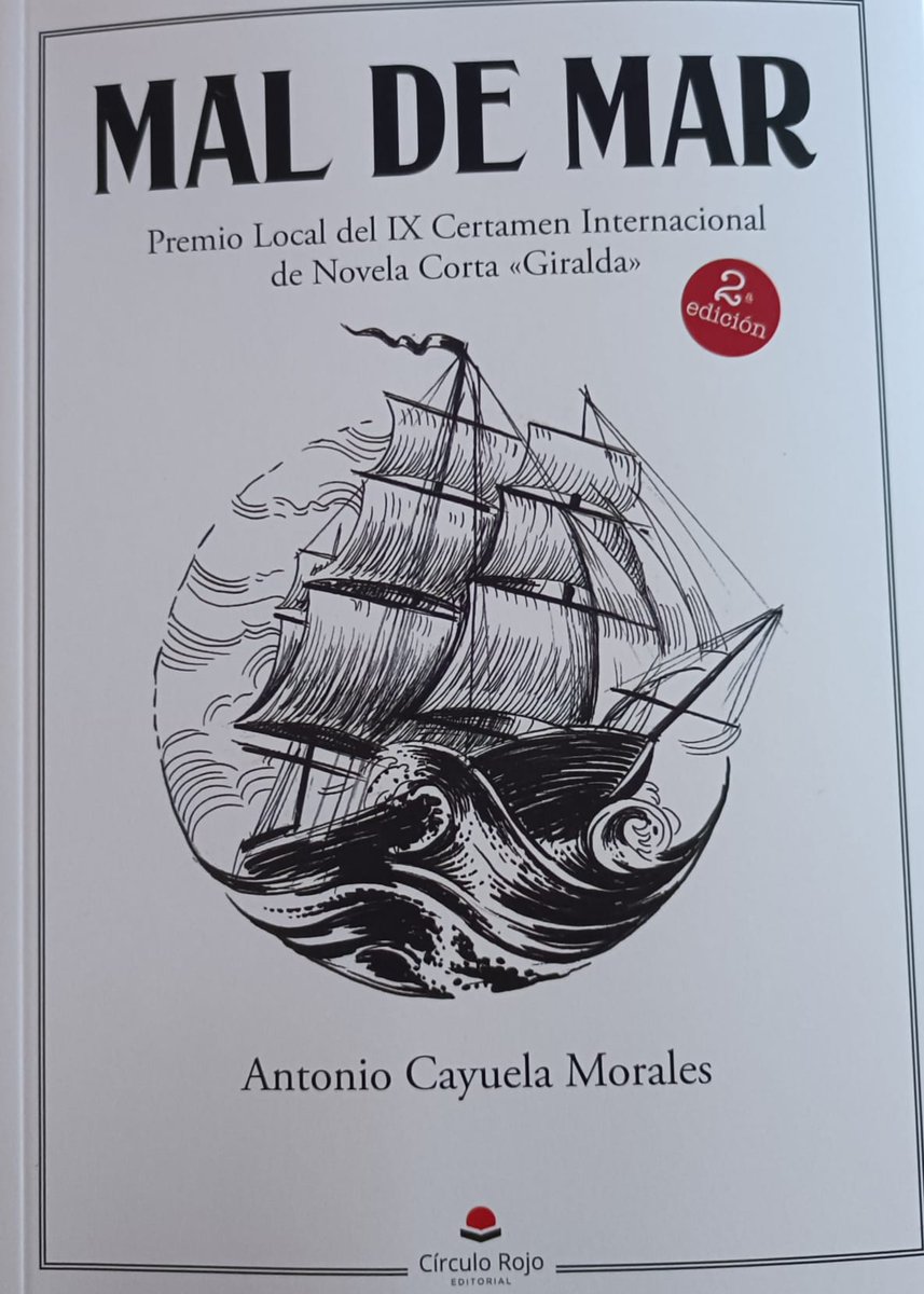 A_CayuelaM's tweet photo. ¡AGOTADA LA PRIMERA EDICIÓN DE 𝘔𝘈𝘓 𝘋𝘌 𝘔𝘈𝘙!
Muchas gracias a todos los lectores que han elegido esta obra para viajar a través de sus páginas en estas vacaciones. 

🔴 ¡SEGUNDA EDICIÓN YA DISPONIBLE!

#MalDeMar⛵️ https://t.co/fz9214pxx5