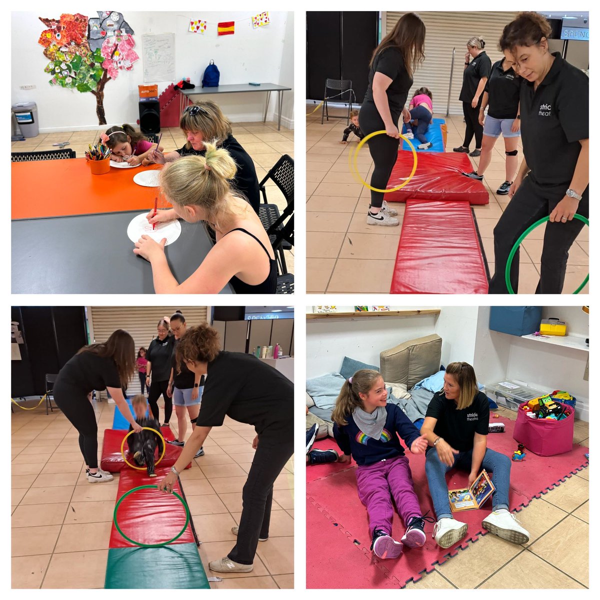 stridetheatre's tweet photo. What a great way to end a fantastic week at Wakefield  Playscheme! We enjoyed creating obstacle courses to complete and even enjoyed our very own improvised version of ‘WWE’ 🥋 🥊 

Keep your eye out for our theme what’s next week 👀 here’s a clue 🦘🪃 🤔 
#TEAMSTRIDE 🎭 https://t.co/2OK6NKoTjc