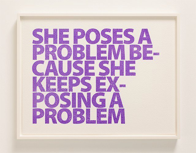 The Bitch Blues, 2014 by Divya Mehra, whose work is informed by sampling from a variety of sources. ( Quote here is by Sara Ahmed) #WomensArt