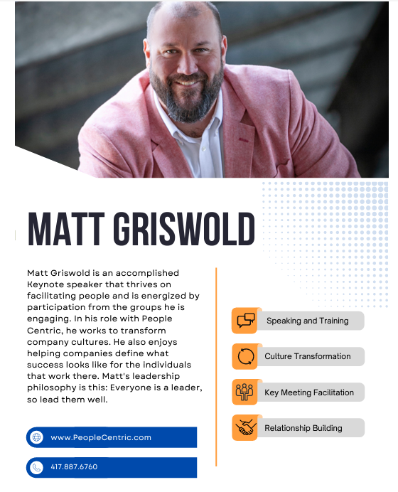 We are excited to welcome Matt Griswold from <a href="/PeopleCentricUS/">People Centric</a> as the afternoon speaker for our Leadership SHRMinar on August 17th! Learn more and register at lnkd.in/gAaUiMue