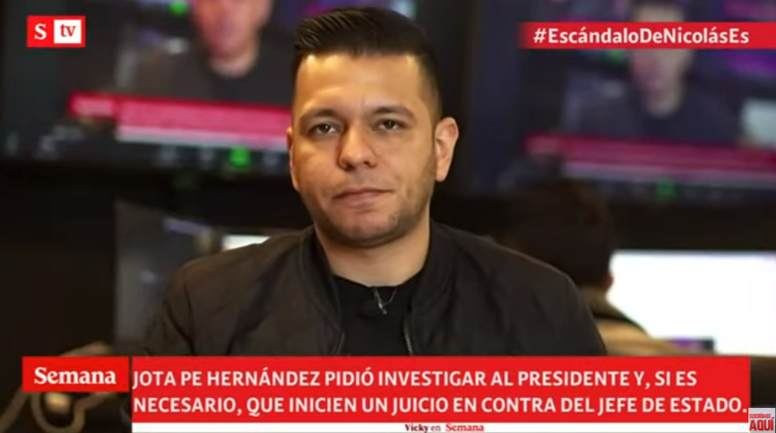 RevistaSemana's tweet photo. #EscándaloDeNicolásEs | "Yo le voy a pedir al Partido Verde que se retire de la coalición del Gobierno y que mantenga su bandera contra la lucha de la corrupción": @JotaPeHernandez  

Vea más: https://t.co/jS2q4P3sbx https://t.co/8m2b5lMpv2